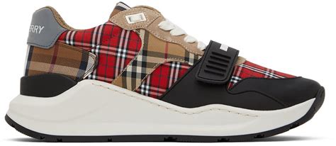 burberry sneakers red|Burberry sneakers for females.